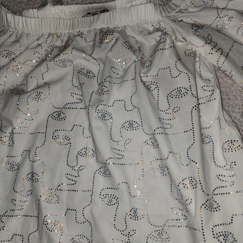 NWT Gorgeous Akira Face Off Boho Sparkling Chic Midi Dress - Picture 12 of 16